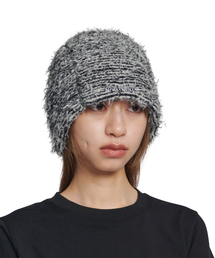 NOMANUAL（NOMANUAL）の「NEST HAIRY BEANIE - MIXED BLACK（ニットキャップ/ビーニー）」
