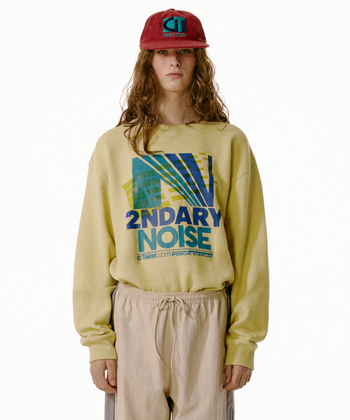 TEKET(テケット)の「2NDARY Sweatshirt Yellow(スウェット・メンズ・その他・MEDIUM/LARGE/SMALL)」の1枚目の写真
