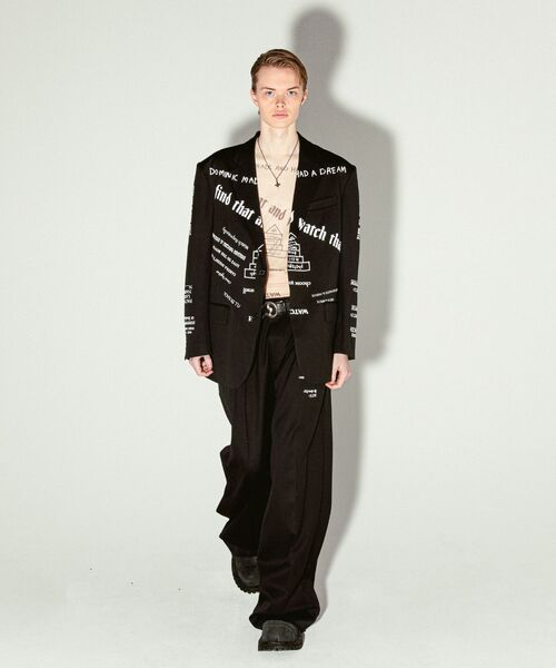 セール】DAIRIKU / ダイリク 'TATTOO'Printed Tailored Jacket