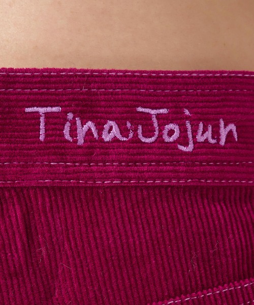 TINA:JOJUN(ティーナジョジュン)の「刺繍入り コーデュロイ ストレートパンツ TINA:JOJUN(その他パンツ・レディース・ネイビー/ピンク・M/S)」の21枚目の写真