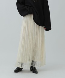 LEPSIM | レースプリーツスカート 600226(スカート)