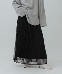 LEPSIM | レースプリーツスカート　600226(スカート)