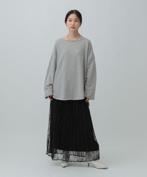 LEPSIM(レプシィム)の「レースプリーツスカート 600226(スカート・レディース・ブラック/アイボリー・FREE)」の11枚目の写真