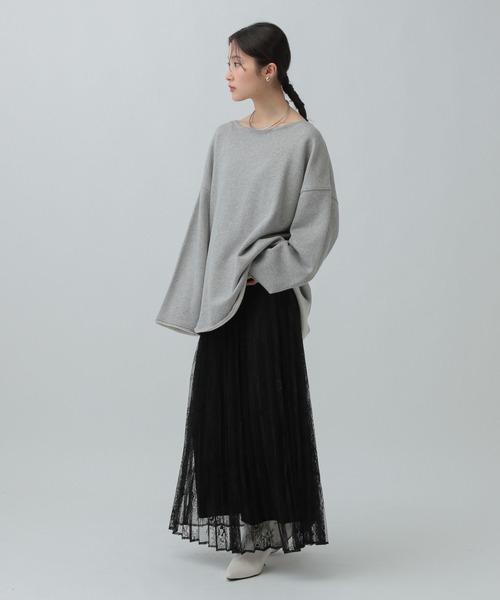 LEPSIM(レプシィム)の「レースプリーツスカート 600226(スカート・レディース・ブラック/アイボリー・FREE)」の12枚目の写真