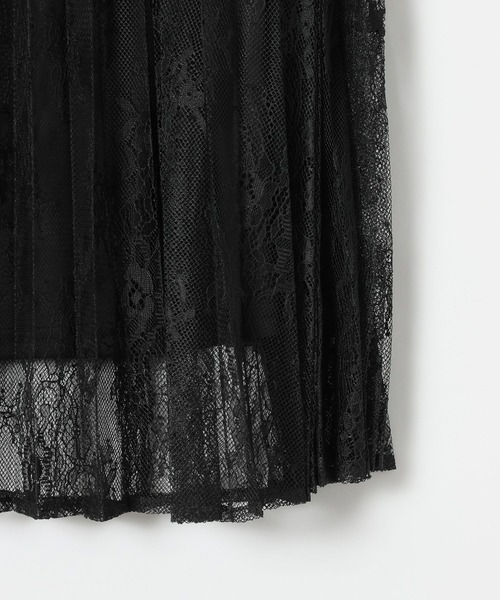 LEPSIM(レプシィム)の「レースプリーツスカート 600226(スカート・レディース・ブラック/アイボリー・FREE)」の17枚目の写真