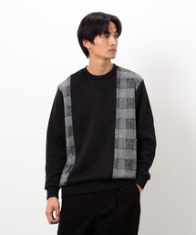 COMME CA ISM | 裏起毛 チェック プルオーバー(Tシャツ/カットソー)