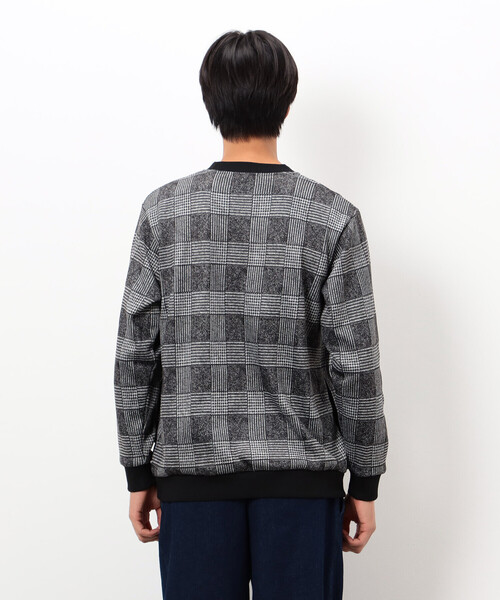 COMME CA ISM（コムサイズム）の「裏起毛 チェック プルオーバー（Tシャツ/カットソー・メンズ・チェック/ブラック・MEDIUM/LARGE）」の13枚目の写真