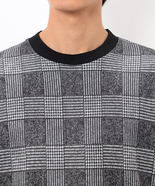 COMME CA ISM（コムサイズム）の「裏起毛 チェック プルオーバー（Tシャツ/カットソー・メンズ・チェック/ブラック・MEDIUM/LARGE）」の14枚目の写真
