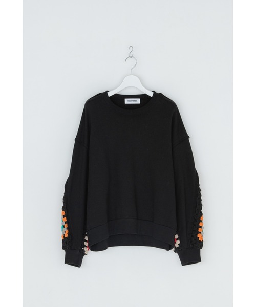 CROCHET SLEEVE SWEAT（スウェット）｜DISCOVERED（ディスカバード）の