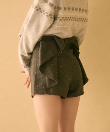 TITTY&CO. | バックリボンラメショートパンツ(その他パンツ)