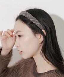 SMELLY | グレンチェックカチューシャ(カチューシャ)