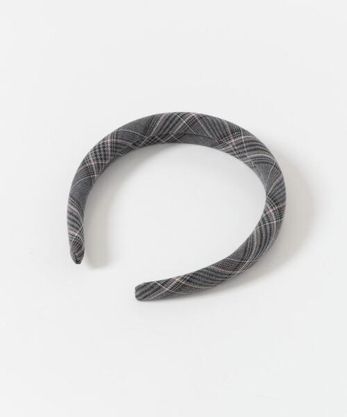 SMELLY（スメリー）の「グレンチェックカチューシャ（カチューシャ・レディース・グレー・-）」の5枚目の写真