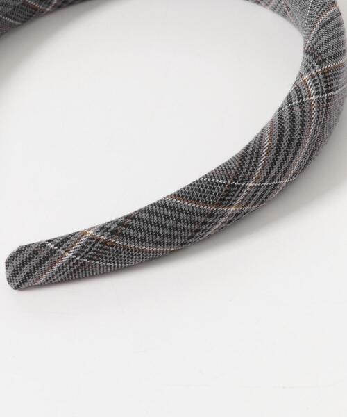 SMELLY（スメリー）の「グレンチェックカチューシャ（カチューシャ・レディース・グレー・-）」の6枚目の写真