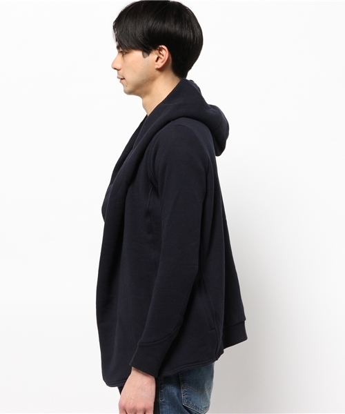 OUTLET(アウトレット)の「【CIAOPANIC TYPY】ウール裏毛フードカーディガン(カーディガン/ボレロ・メンズ・ネイビー/グレー・MEDIUM/LARGE)」の4枚目の写真