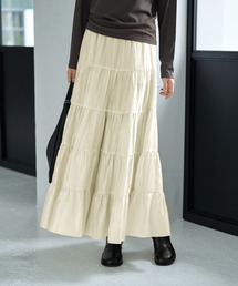 STYLE DELI（スタイルデリ）の「５段ティアードシワ加工グロウスカート（スカート・レディース）」