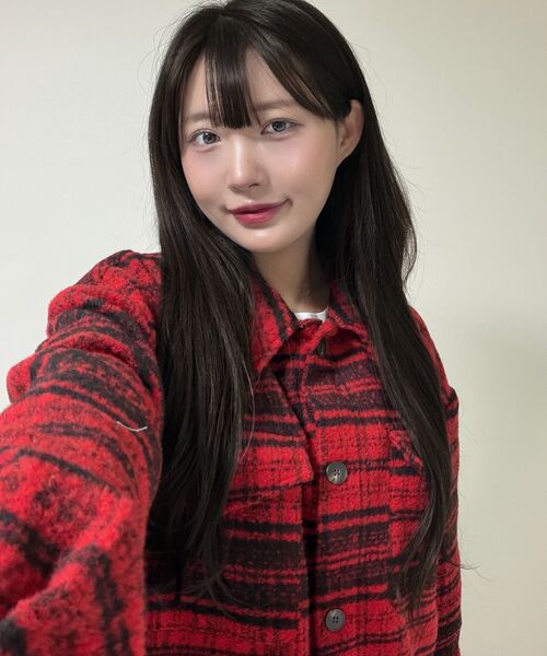 BLACK MOMENT（ブラックモーメント）の「オーバーサイズチェックレイヤードシャケットシャツ[レッド]（シャツ/ブラウス・メンズ・レッド・MEDIUM/LARGE）」の6枚目の写真