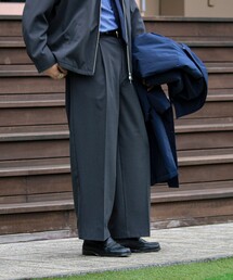GLOSTER | 【セットアップ対応】ウールライクワイドパンツ(その他パンツ)