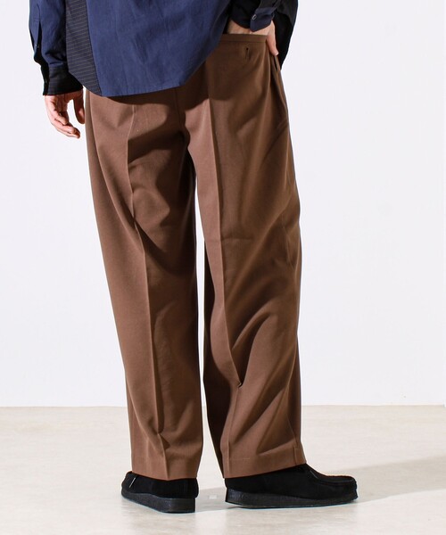 GLOSTER（グロスター）の「【セットアップ対応】ウールライクワイドパンツ（その他パンツ・メンズ・ブラウン/ブラック/チャコールグレー・S/M/L）」の17枚目の写真
