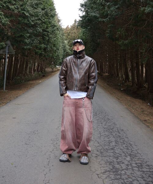 NOT4NERD(ノットフォーナード)の「Extra Wide Balloon Pants - Pink(デニムパンツ・レディース・その他・LARGE/MEDIUM/X-LARGE/SMALL)」の21枚目の写真