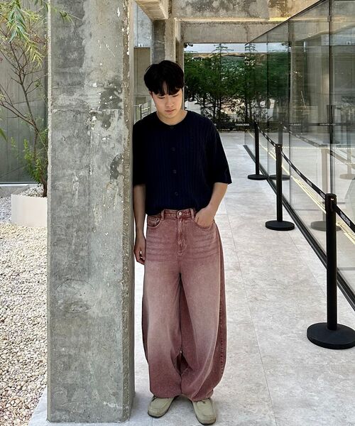 NOT4NERD(ノットフォーナード)の「Extra Wide Balloon Pants - Pink(デニムパンツ・レディース・その他・LARGE/MEDIUM/X-LARGE/SMALL)」の12枚目の写真