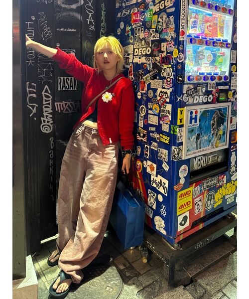 NOT4NERD(ノットフォーナード)の「Extra Wide Balloon Pants - Pink(デニムパンツ・レディース・その他・LARGE/MEDIUM/X-LARGE/SMALL)」の17枚目の写真