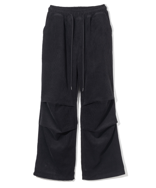MASSNOUN(マスノウン)の「パラシュートコーデュロイストラップパンツ MFFTP002-BK(その他パンツ・レディース・その他・MEDIUM/LARGE)」の1枚目の写真