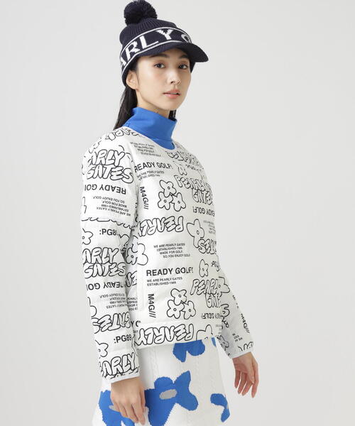 PEARLY GATES(パーリーゲイツ)の「【PEARLY GATES】NyストレッチBIGリップストップ中綿2WAYスニードジャック <ロゴ×花柄>(その他トップス・レディース・ホワイト系その他・SMALL/MEDIUM/LARGE)」の15枚目の写真