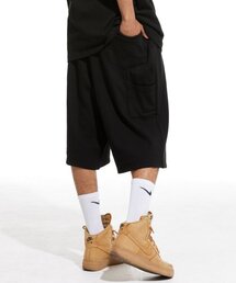 カーペンター ルーズフィット トレーニング ショートパンツ ブラック