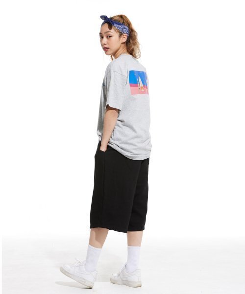 CREAM SODA LAB（クリームソーダラボ）の「カーペンター ルーズフィット トレーニング ショートパンツ ブラック（その他パンツ・レディース・その他・LARGE/MEDIUM/X-LARGE）」の9枚目の写真