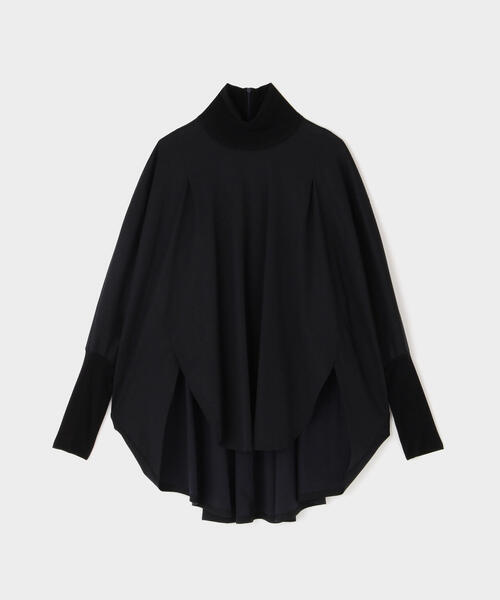 LE PHIL(ルフィル)の「◆コンパクトポンチオーバーサイズハイネック(シャツ/ブラウス・レディース・ネイビー/ブラック/ホワイト・F)」の19枚目の写真