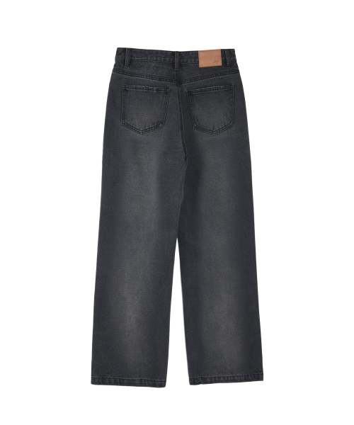 YALE（イェール）の「ウィメンズストレートデニムパンツ_チャコール（デニムパンツ・レディース・その他・SMALL/MEDIUM）」の3枚目の写真