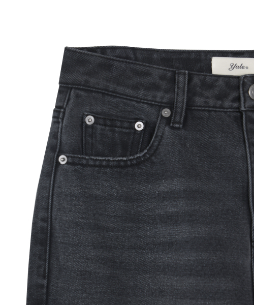 YALE（イェール）の「ウィメンズストレートデニムパンツ_チャコール（デニムパンツ・レディース・その他・SMALL/MEDIUM）」の6枚目の写真