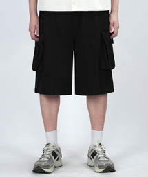 VERYVAIN（ベリベーン）の「BERMUDA CARGO DENIM (BLACK)（その他パンツ）」