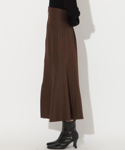 AND COUTURE（アンドクチュール）の「フロントZIPマーメイドスカート（スカート・レディース・ブラック/ブラウン/ベージュ・MEDIUM/SMALL）」の12枚目の写真