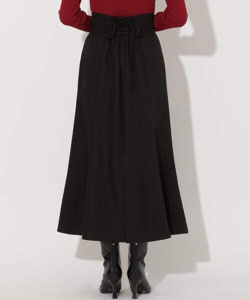 AND COUTURE（アンドクチュール）の「フロントZIPマーメイドスカート（スカート・レディース・ブラック/ブラウン/ベージュ・MEDIUM/SMALL）」の7枚目の写真