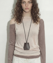 UNDERCONTROL STUDIO（アンダーコントロールスタジオ）の「デイリーネックレスキーホルダー NECKLACE KEY RING / D ブラウン（キーケース/キーアクセサリー）」