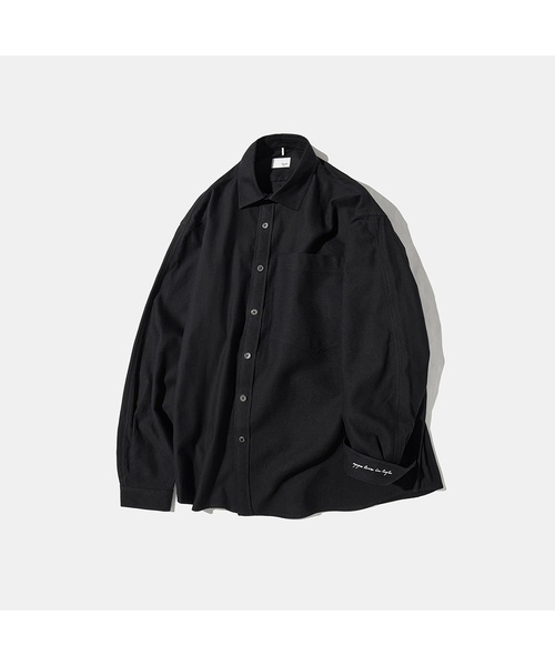 Diamond Layla(ダイアモンドレイラ)の「Blacksmith Cotton Shirt S182(シャツ/ブラウス・メンズ・ブラック・LARGE/MEDIUM/SMALL/X-LARGE/XX-LARGE)」の1枚目の写真