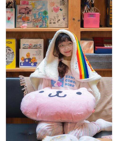 BETTY’S BLUE 平成レトロ y2k ポンチョ風 ボアコート 98 セール】エイミーちゃん もこもこブランケット（その他雑貨）｜BETTY'S