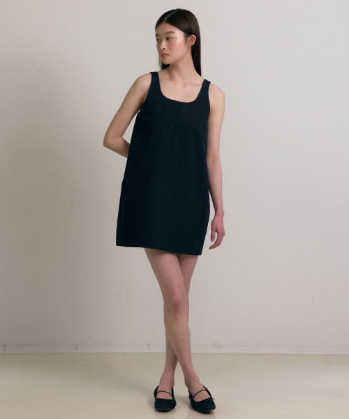 38COMEONCOMMON（38カモンコモン）の「Minimal dress (Black)（ワンピース・レディース・その他・FREE）」の6枚目の写真