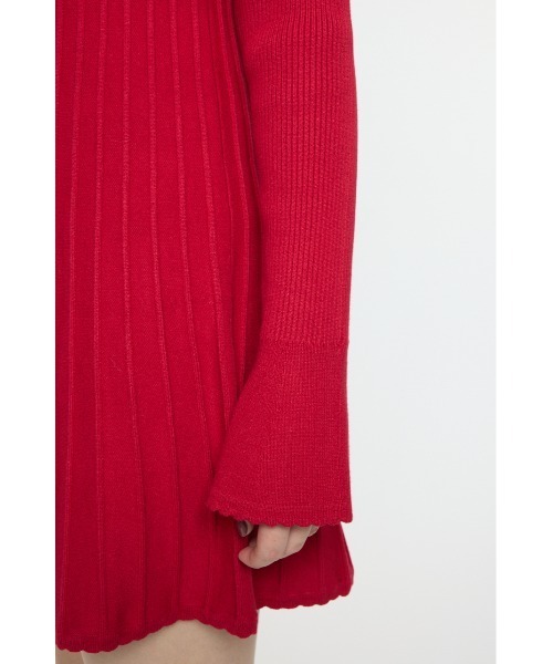 MOUSSY（マウジー）の「PICO RIBBON ミニドレス（ワンピース・レディース・ネイビー/レッド/ブラック・2/1）」の15枚目の写真