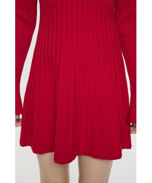 MOUSSY（マウジー）の「PICO RIBBON ミニドレス（ワンピース・レディース・ネイビー/レッド/ブラック・2/1）」の16枚目の写真