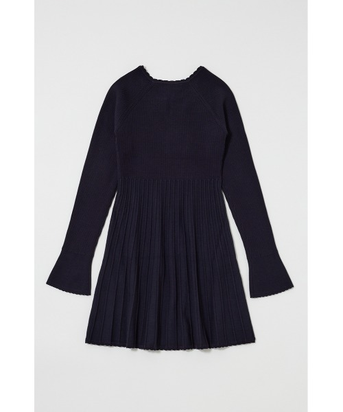 MOUSSY（マウジー）の「PICO RIBBON ミニドレス（ワンピース・レディース・ネイビー/レッド/ブラック・2/1）」の6枚目の写真