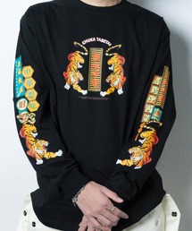 チュウカタベタイ（チュウカタベタイ）の「manikoコラボロンT/黒（Tシャツ/カットソー）」