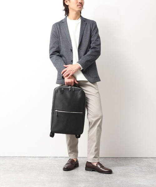 NOLLEY'S LIGHT(ノーリーズライト)の「《ビジカジ対応》 LEATHER BACKPACK(バックパック/リュック・メンズ・ブラック・FREE)」の5枚目の写真