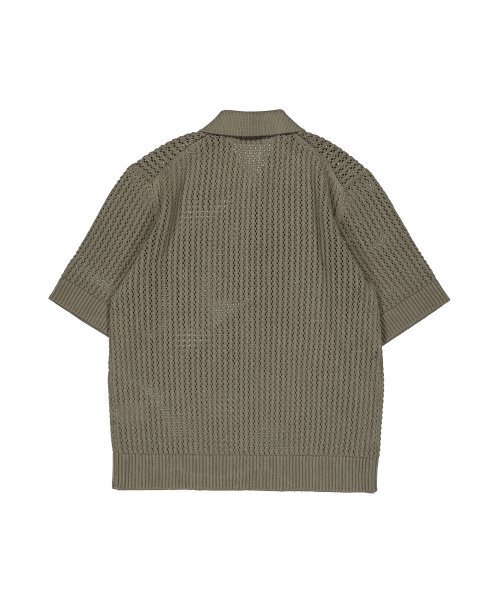 DGRE(ディグレ)の「ロープ半袖コットンニットオリーブ(ニット/セーター・メンズ・その他・MEDIUM/LARGE/X-LARGE)」の3枚目の写真
