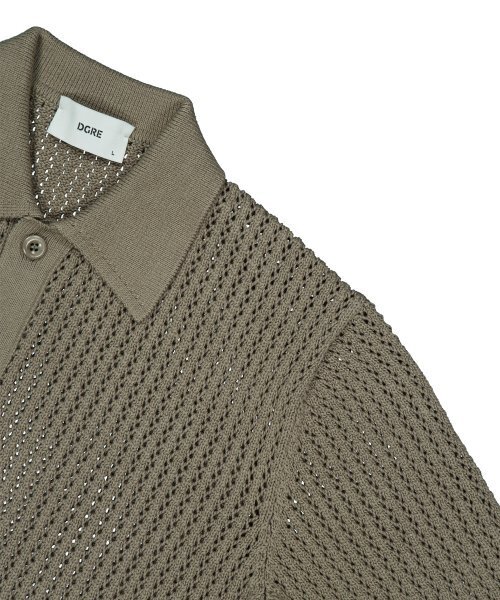 DGRE(ディグレ)の「ロープ半袖コットンニットオリーブ(ニット/セーター・メンズ・その他・MEDIUM/LARGE/X-LARGE)」の5枚目の写真