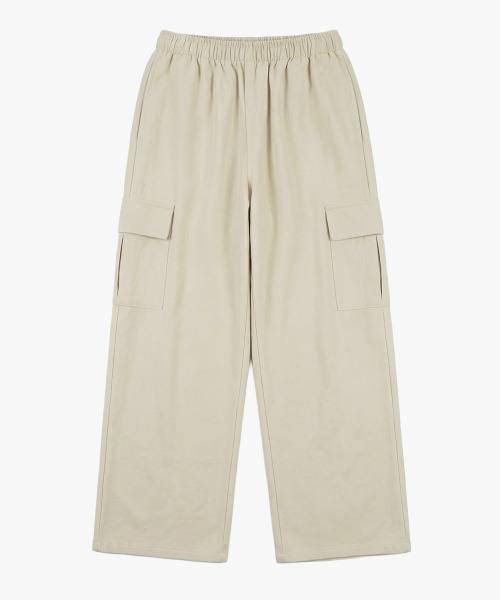 THESTORI(ザ・ストリ)の「【両起毛】ワイドカーゴパンツ(ベージュ)(その他パンツ・メンズ・その他・1(M)/2(L))」の2枚目の写真