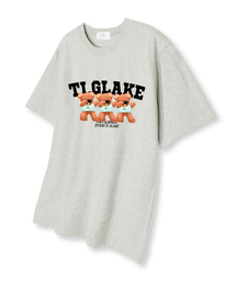 TI.GLAKE（ティーグレイク）の「Swagbear Short Sleeve T-Shirt Oatmeal（Tシャツ/カットソー）」