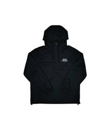 BASECREAM（ベースクリーム）の「REFLECTIVE LOGO HALF-ZIP ANORAK JACKET_BLACK（ナイロンジャケット）」