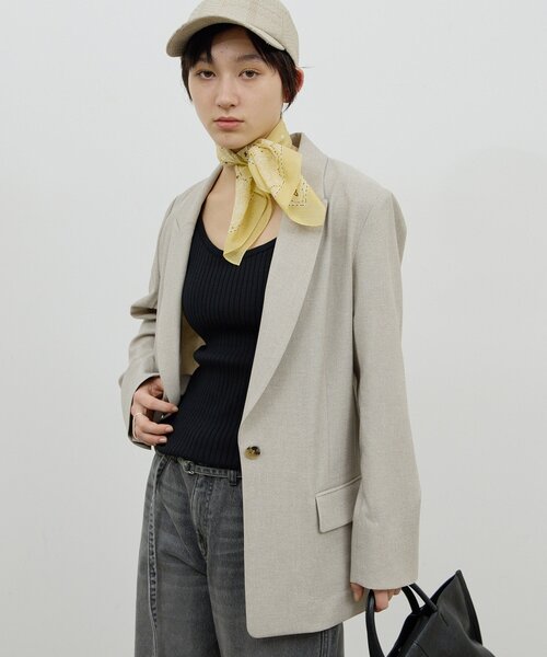 GALLARDAGALANTE（ガリャルダガランテ）の「ペイズリードットスカーフ（バンダナ/スカーフ・レディース・ブラウン/レモンイエロー/オフホワイト・FREE）」の12枚目の写真